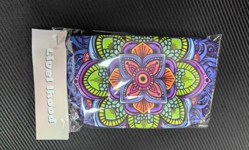 Livel lhood Mandala Flowers Cosmetic Bag - Stylish Small Makeup Organizer Pouch for Women - görsel 10