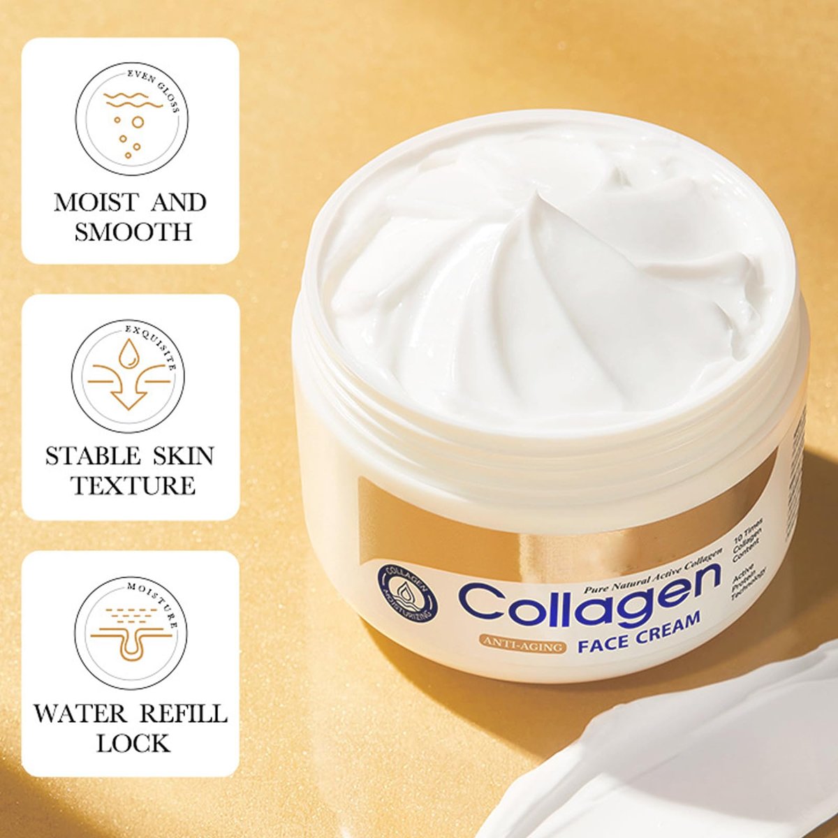 LAIKME Collagen Skin Care Set for Older Women - 6-Piece Face Care Kit with Serum, Cream, Eye Cream, Toner, Cleanser & Mask - Firming, Hydrating, Pore Minimizing & Wrinkle Smoothing Avelisse
