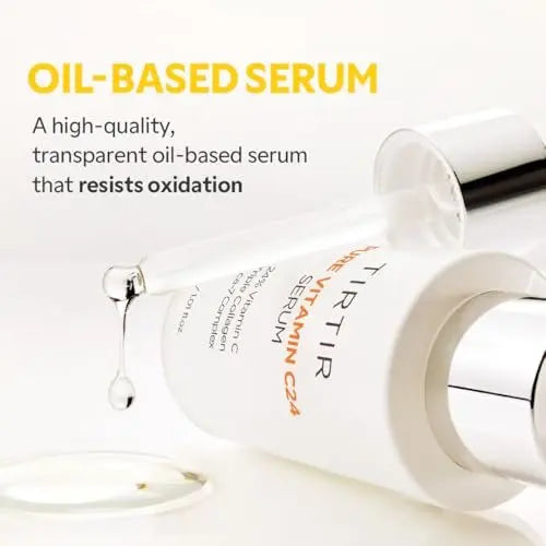 TIRTIR Pure Vitamin C 24% Face Serum – Dark Spot Remover for Sensitive Skin with Collagen, Anti-Aging, Even Out Skin Tone, Non-Irritation Tested, Korean Mild Vita C Facial Serum, 1.01 Fl Oz Avelisse
