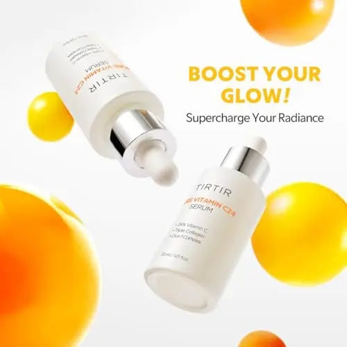 TIRTIR Pure Vitamin C 24% Face Serum – Dark Spot Remover for Sensitive Skin with Collagen, Anti-Aging, Even Out Skin Tone, Non-Irritation Tested, Korean Mild Vita C Facial Serum, 1.01 Fl Oz Avelisse