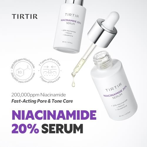 TIRTIR Niacinamide 20% Serum 30ml – High-Concentration Brightening & Pore Care Treatment Avelisse