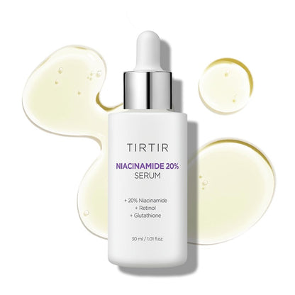 TIRTIR Niacinamide 20% Serum 30ml – High-Concentration Brightening & Pore Care Treatment Avelisse