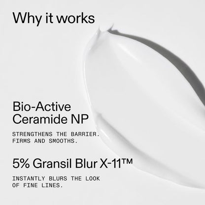 The INKEY List Bio-Active Ceramide Repairing and Plumping Moisturizer - 50ml | 24-Hour Hydration & Anti-Ageing Face Cream