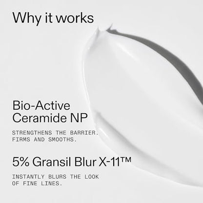 The INKEY List Bio-Active Ceramide Repairing and Plumping Moisturizer - 50ml | 24-Hour Hydration & Anti-Ageing Face Cream