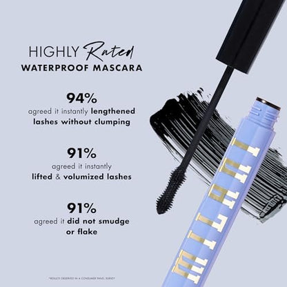 Milani Anti-Gravity Waterproof Mascara – Volume & Length with Castor Oil, Black, 0.35 Fl Oz Avelisse