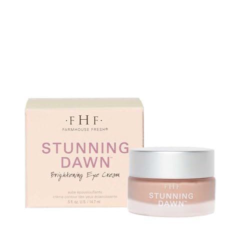 FarmHouse Fresh Stunning Dawn Brightening Eye Cream with Hyaluronic Acid, Vitamin C & Bakuchiol - 0.5 oz Avelisse