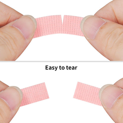 Flezoo 8 Rolls Pink Lash Tape – Breathable Fabric Eyelash Extension Tape (9m/Roll)