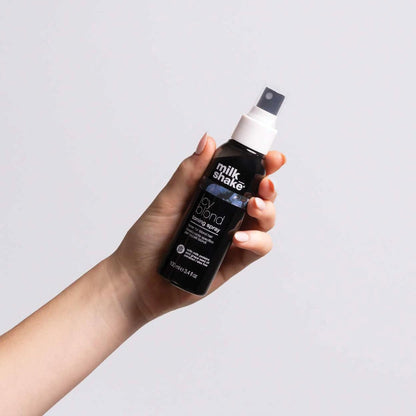 milk_shake Icy Blond Toning Spray - Leave-In Toner with Black Pigment for Platinum Blonde Hair - Adds Softness, Shine, and Detangling - 3.4 fl oz