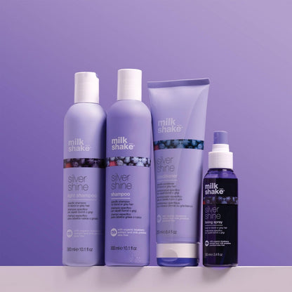 milk_shake Silver Shine Toning Spray - Platinum Hair Violet Pigment Spray | Counteracts Unwanted Yellow/Golden Tones | Strengthens and Hydrates | 3.4 fl oz (100 ml) Avelisse