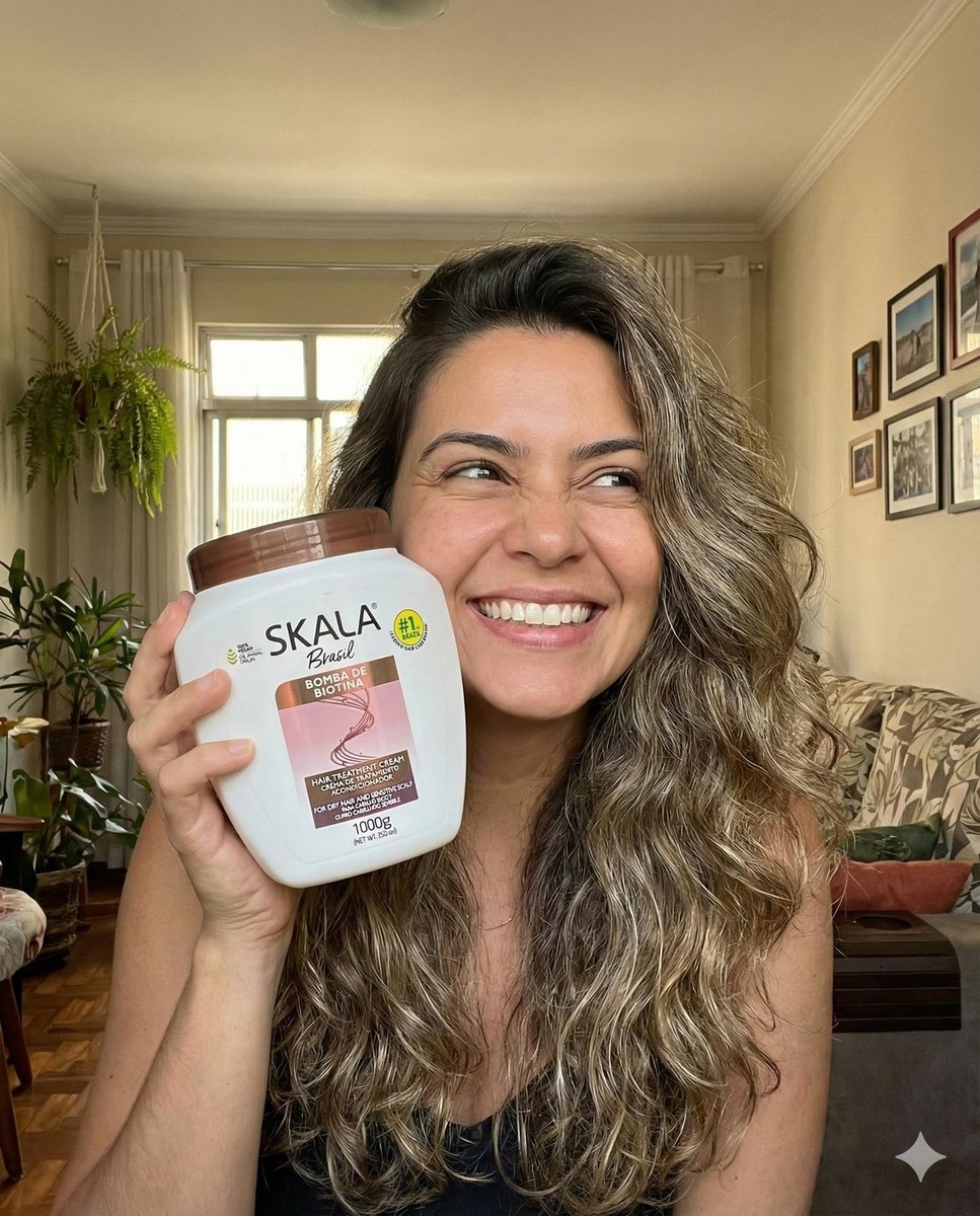 Skala Expert Biotin Bomb Hair Cream 1 Kg (35.2 oz) - Strengthens and Nourishes Weak, Damaged Hair with NutriForce Technology - görsel 11