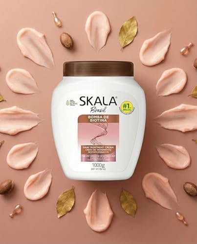 Skala Expert Biotin Bomb Hair Cream 1 Kg (35.2 oz) - Strengthens and Nourishes Weak, Damaged Hair with NutriForce Technology - görsel 10