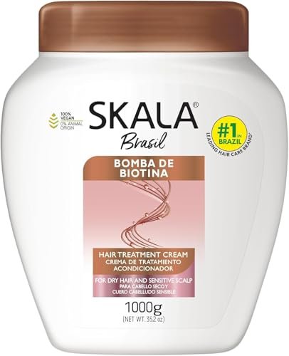 Skala Expert Biotin Bomb Hair Cream 1 Kg (35.2 oz) - Strengthens and Nourishes Weak, Damaged Hair with NutriForce Technology - görsel 2