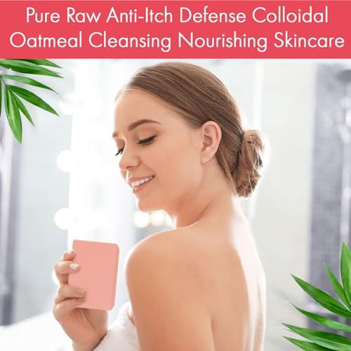 Healov Calamine Soap Bar for Itching – All Natural Instant Itch Relief for Insect Bites, Eczema, Poison Ivy, Chicken Pox – Pure Raw Anti-Itch Defense Cleansing Skincare (3.5 oz) - görsel 8
