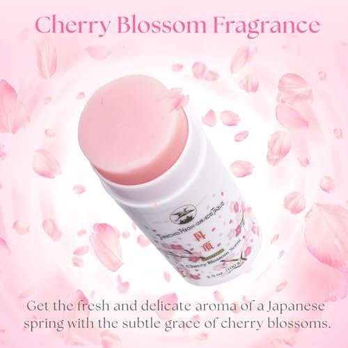 Gatsby Tancho Hair Styling Wax Stick - Japanese Cherry Blossom Scent, 3.5 oz (100g) - Special Edition High-Grade Plant-Based Pomade for All Hair Types Avelisse