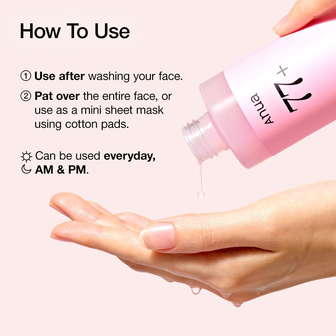 Anua Peach 77 Niacin Essence Toner 250ml – Brightening Niacinamide Toner for Glass Skin, Korean Skincare (8.45 fl.oz.) Avelisse