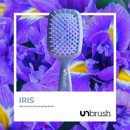 FHI Heat UNbrush Detangling Brush – Pain-Free Brushing for All Hair Types, Iris Dark Blue