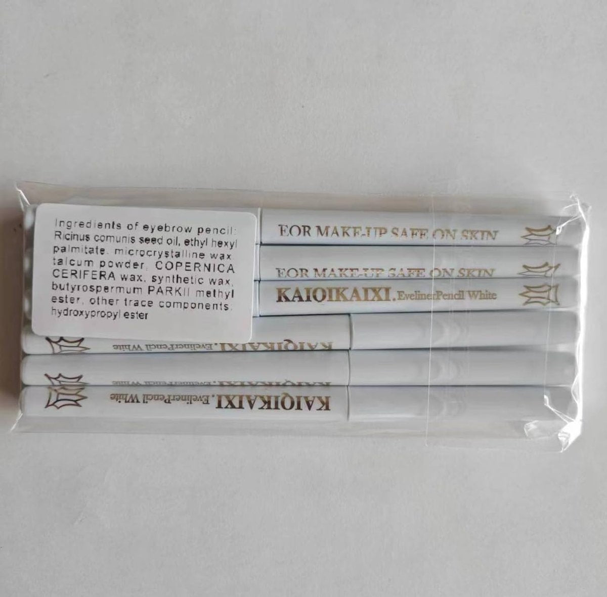6 White Eyeliner Pencils - Long-Lasting Eyebrow Tint, Lip Liner, and Highlighter Makeup Set - görsel 15