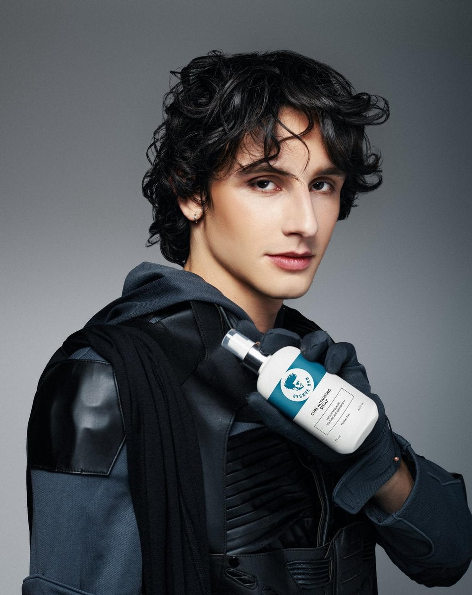 Avenue Man Curl Activating Spray - Frizz Free Curl Activator & Leave-In Conditioner with Marula Oil for Defined, Irresistible Curls (8.5 Fl Oz) Avelisse