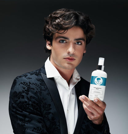 Avenue Man Curl Activating Spray - Frizz Free Curl Activator & Leave-In Conditioner with Marula Oil for Defined, Irresistible Curls (8.5 Fl Oz) Avelisse