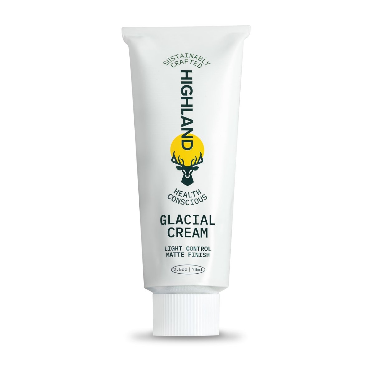 Highland Glacial Cream - Hair Styling Cream - Smooths, Hydrates, De-Frizzes, Texturizes & Defines - Low Hold Matte Finish for All Hair Types - 2.5 oz Avelisse
