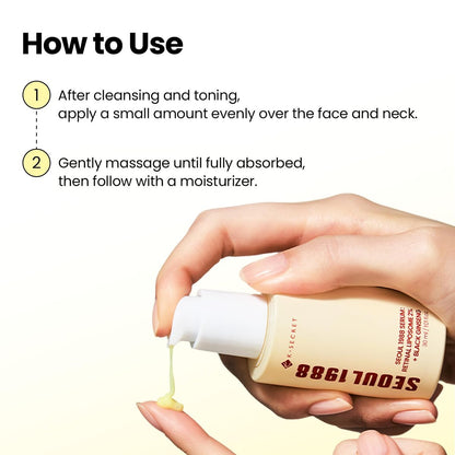 K-SECRET SEOUL 1988 Retinal Serum – Advanced Retinal Liposome 2% & Black Ginseng Extract for Fine Lines & Texture Care, Korean Skincare, 30ml Avelisse