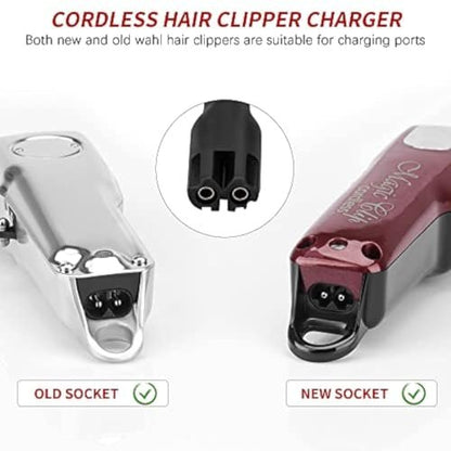 Replacement Wahl 8164 Charger Charging Cord Compatible with Wahl 5 Star Series Cordless Magic Clipper Models 8148, 8148-700, 8164, 8481, 8591, 8509, 8504-400, 8504-830, 8504 Avelisse