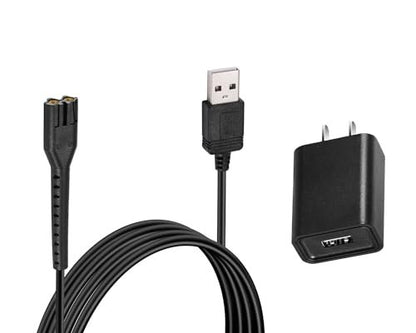 Replacement Wahl 8164 Charger Charging Cord Compatible with Wahl 5 Star Series Cordless Magic Clipper Models 8148, 8148-700, 8164, 8481, 8591, 8509, 8504-400, 8504-830, 8504 Avelisse