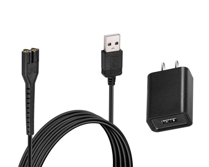 Replacement Wahl 8164 Charger Charging Cord Compatible with Wahl 5 Star Series Cordless Magic Clipper Models 8148, 8148-700, 8164, 8481, 8591, 8509, 8504-400, 8504-830, 8504 Avelisse