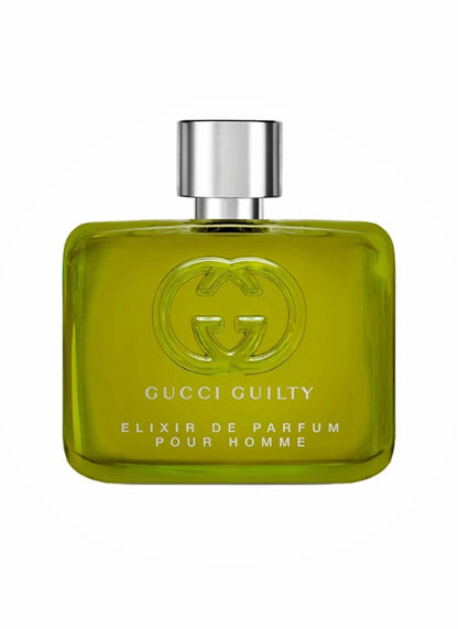 Gucci Guilty Elixir de Parfum for Men 2.0 oz Spray - Intense Woody Aromatic Scent Avelisse