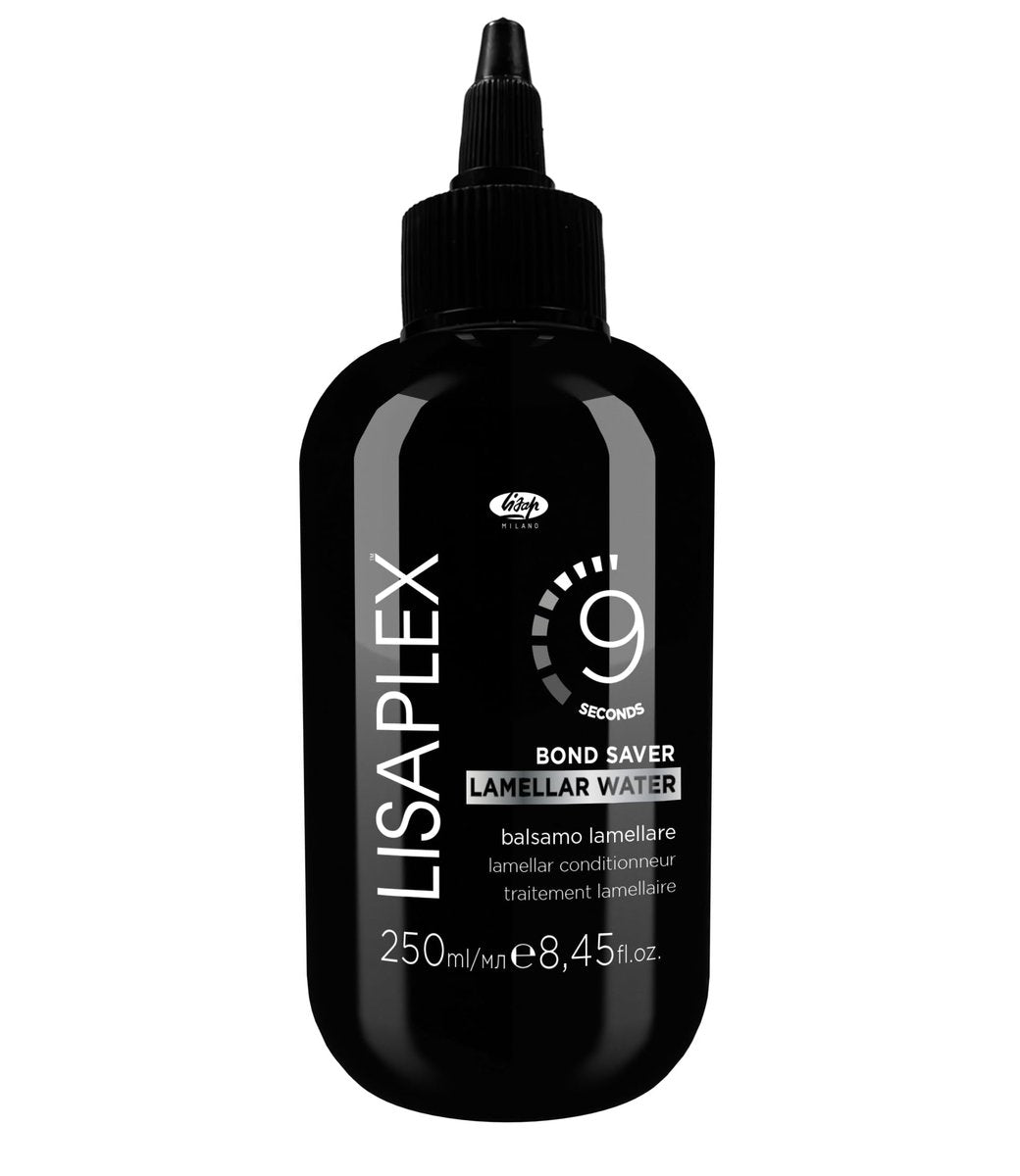 Lisap Lisaplex Bond Saver Lamellar Water - 9 Second Hair Repair, Detangling, Smooth Shine & Frizz Control, 8.45 fl oz Avelisse