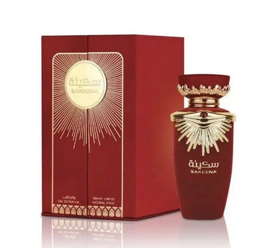 Lattafa Sakeena Eau De Parfum Spray 3.4 oz - Unisex Fragrance Avelisse