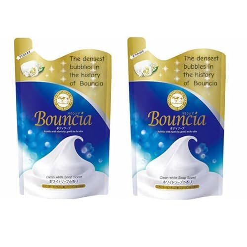 Cow Bouncia Body Wash, White Soap Scent Refill – 360 ml (Pack of 2) by SOFIA BY ODE Avelisse