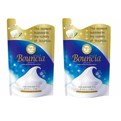 Cow Bouncia Body Wash, White Soap Scent Refill – 360 ml (Pack of 2) by SOFIA BY ODE Avelisse