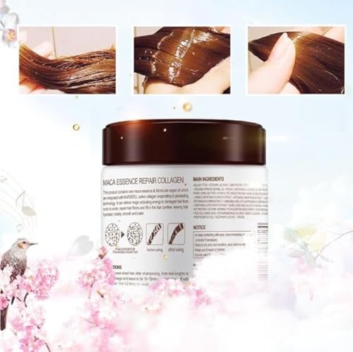 TOLO Deals Deep Repair Conditioning Argan Oil Collagen Hair Mask Essence for Dry Damaged Hair - 16.9 oz (500ml) Avelisse