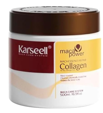 TOLO Deals Deep Repair Conditioning Argan Oil Collagen Hair Mask Essence for Dry Damaged Hair - 16.9 oz (500ml) Avelisse