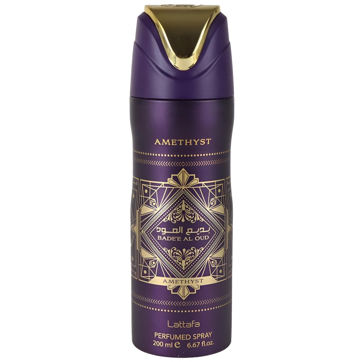 Lattafa Bade'e Al Oud Amethyst – Floral, Spicy, Woody, Sweet Perfumed Deodorant Spray for Unisex, 200 ml - görsel 2