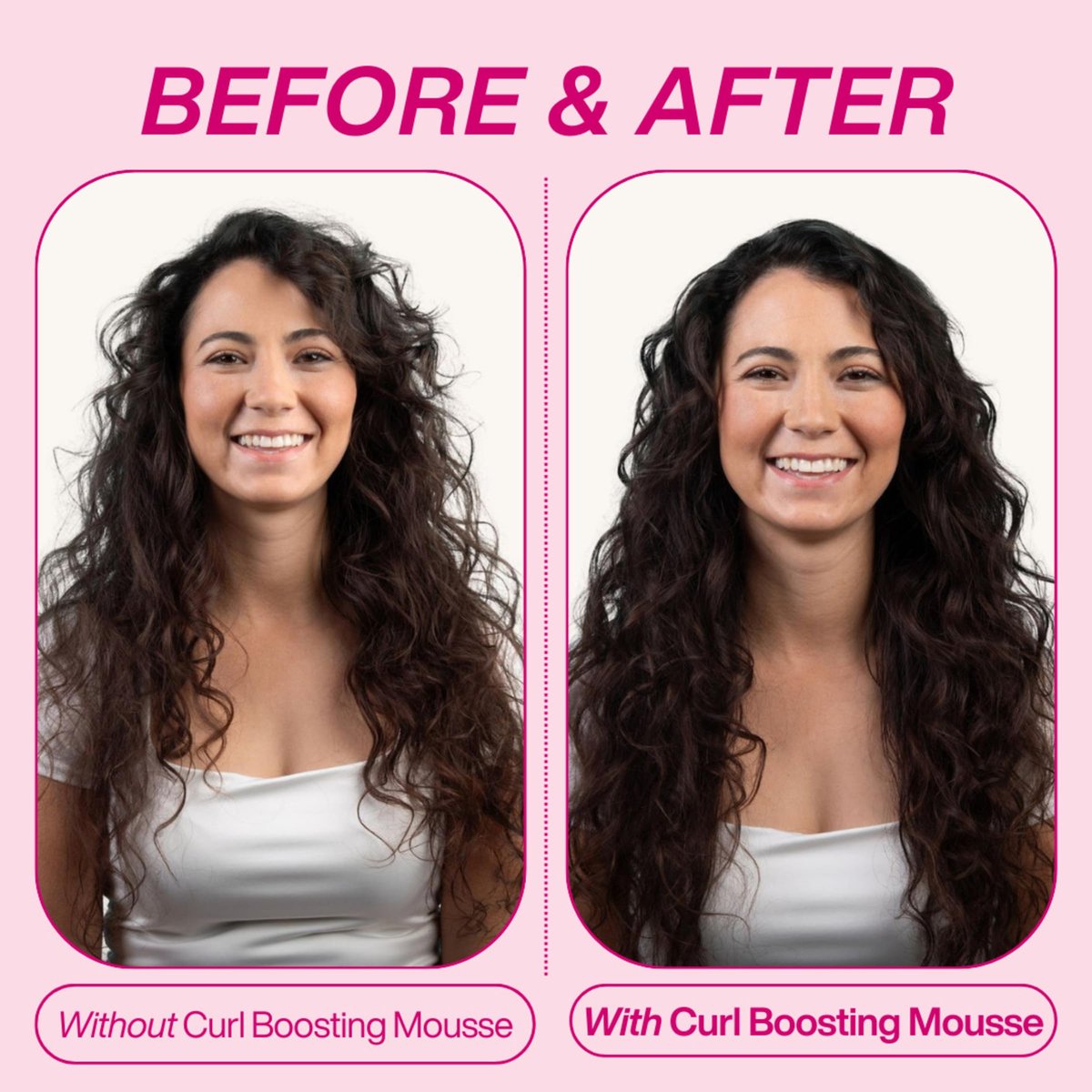 Dippity Do Girls With Curls Curl Enhancing Mousse, Light, 3-in-1 Defining Foaming Mousse for Curly Wavy Hair, Hibiscus & Olive Oil, Anti Frizz Bouncy Curls, Alcohol Free, 2 Pack Avelisse