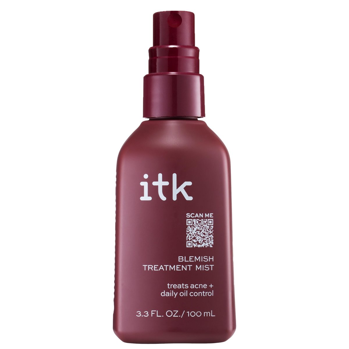 ITK Skincare 2% Salicylic Acid Spray for Face & Body Acne - Blemish-Fighting Treatment for Body Acne, Bacne, Blackheads, Pimples & Blemishes - BHA Blemish Facial Mist Post Workout - 3.3oz Spray Bottle - görsel 2