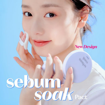 ETUDE Sebum Soak Pact - Oil Control Mineral Powder for Matte Skin, K-Beauty Face Powder, 10g Avelisse