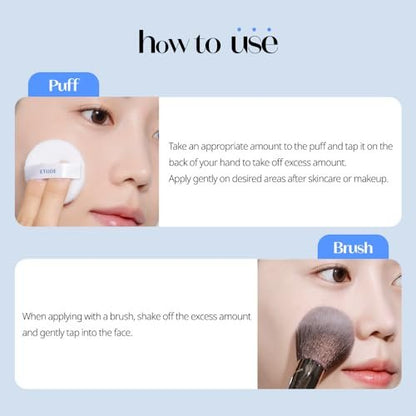 ETUDE Sebum Soak Pact - Oil Control Mineral Powder for Matte Skin, K-Beauty Face Powder, 10g Avelisse