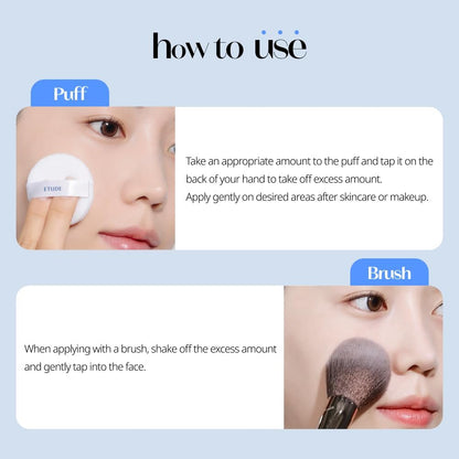 ETUDE Sebum Soak Pact - Oil Control Mineral Powder for Matte Skin, K-Beauty Face Powder, 10g Avelisse