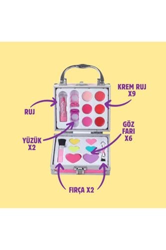 MARTINELIA Girls Makeup Set and Kit - Rose Gold Cosmetic Set for Kids Avelisse