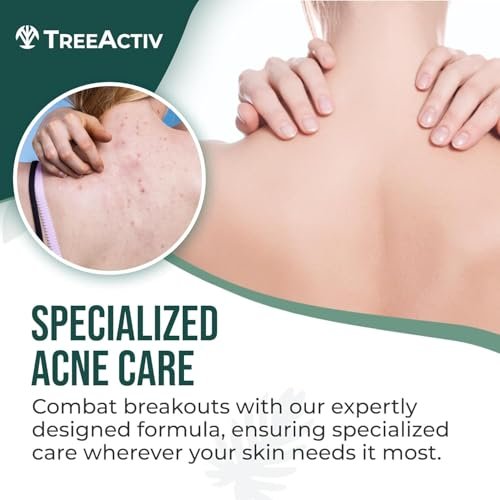 Back Acne Spray, 2% Salicylic Acid (BHA) Body Acne Spray, Fast-Drying Tea Tree Oil + Aloe Mist for Back, Chest, Shoulders & Butt, 4 fl oz - görsel 4