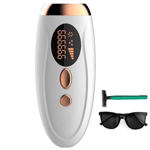 AUITRONCARE At-Home IPL Laser Hair Removal Device - 999,999 Flashes Painless Hair Remover for Women and Men, Permanent Hair Reduction on Armpits, Back, Legs, Arms, Face, Bikini Line Avelisse