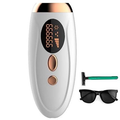 AUITRONCARE At-Home IPL Laser Hair Removal Device - 999,999 Flashes Painless Hair Remover for Women and Men, Permanent Hair Reduction on Armpits, Back, Legs, Arms, Face, Bikini Line Avelisse