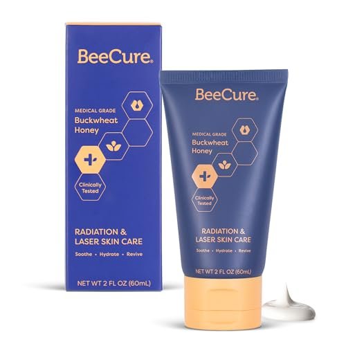 BeeCure Radiation & Laser Skin Care Cream - Calendula Cream and Natural Buckwheat Honey Hydrating Skin Moisturizer to Soothe and Calm Skin After Sunburn or Skin Redness for Sensitive Skin - 2 fl oz Avelisse