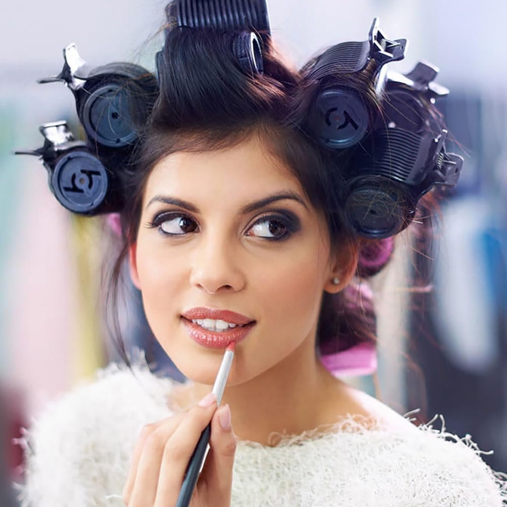 Hair Curler Clips - 12 Pcs Versatile Roller Clips for Effortless Curls and Waves - görsel 7