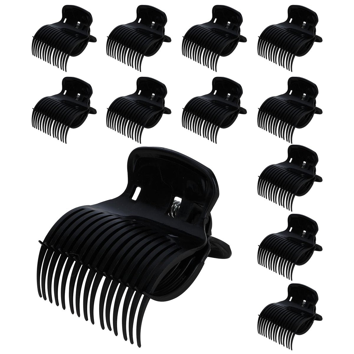 Hair Curler Clips - 12 Pcs Versatile Roller Clips for Effortless Curls and Waves - görsel 1