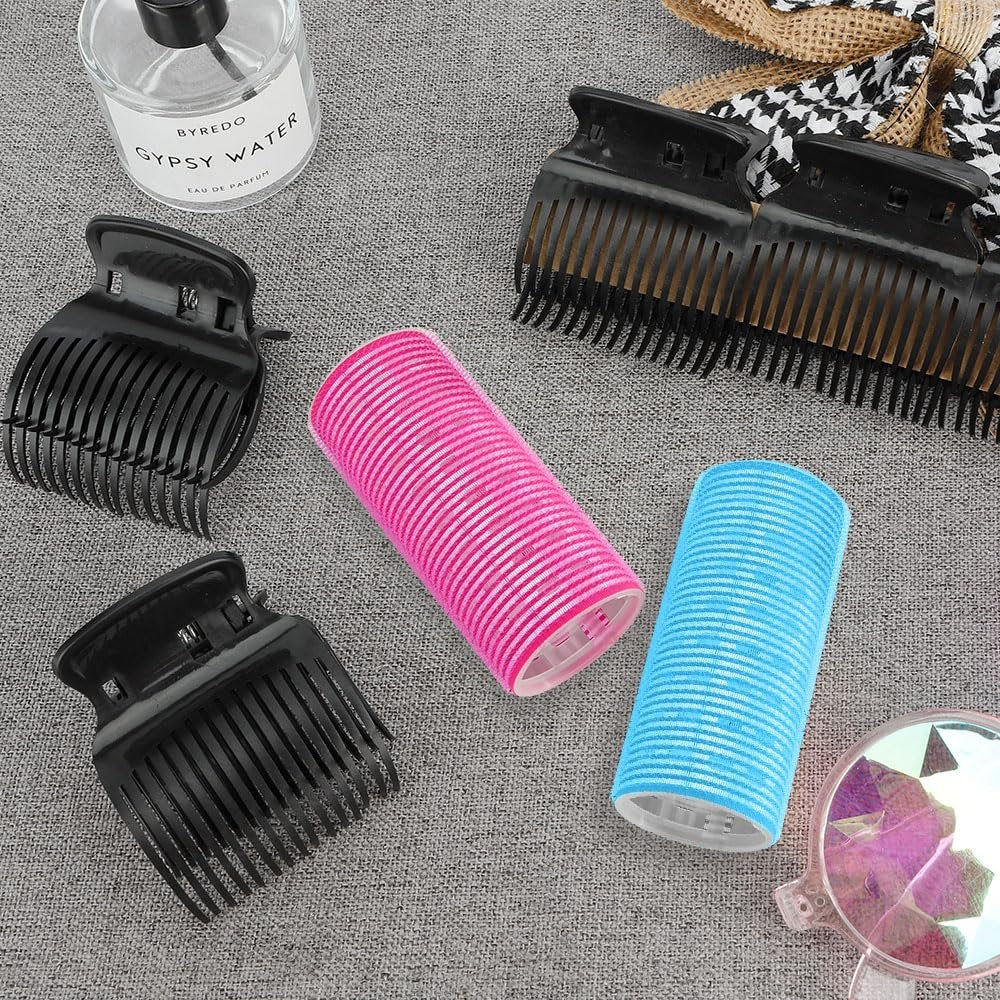 Hair Curler Clips - 12 Pcs Versatile Roller Clips for Effortless Curls and Waves - görsel 5
