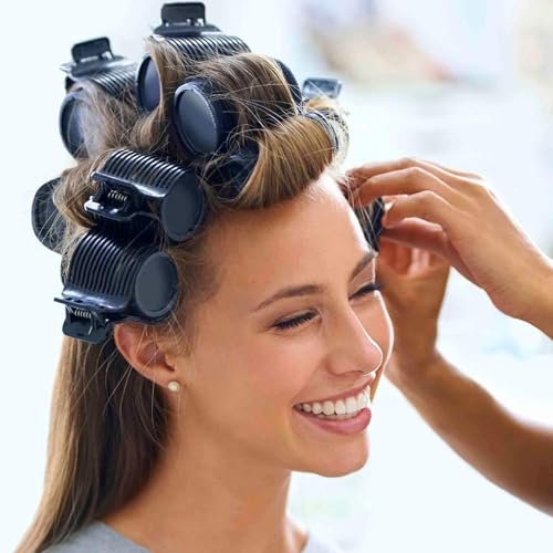 Hair Curler Clips - 12 Pcs Versatile Roller Clips for Effortless Curls and Waves - görsel 10